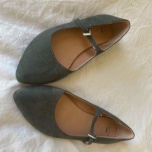 Old Navy Green Mary Jane Flats